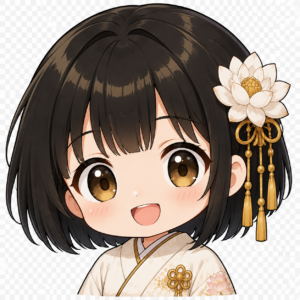 意味ありげな表情を浮かべる朝霧月乃