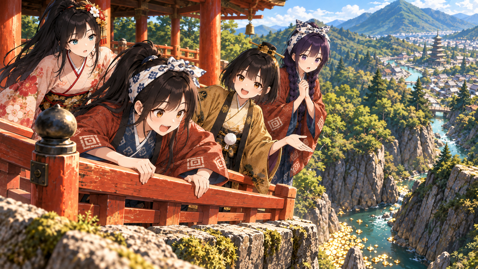 どうにかして下へ行けないかと考える一八
