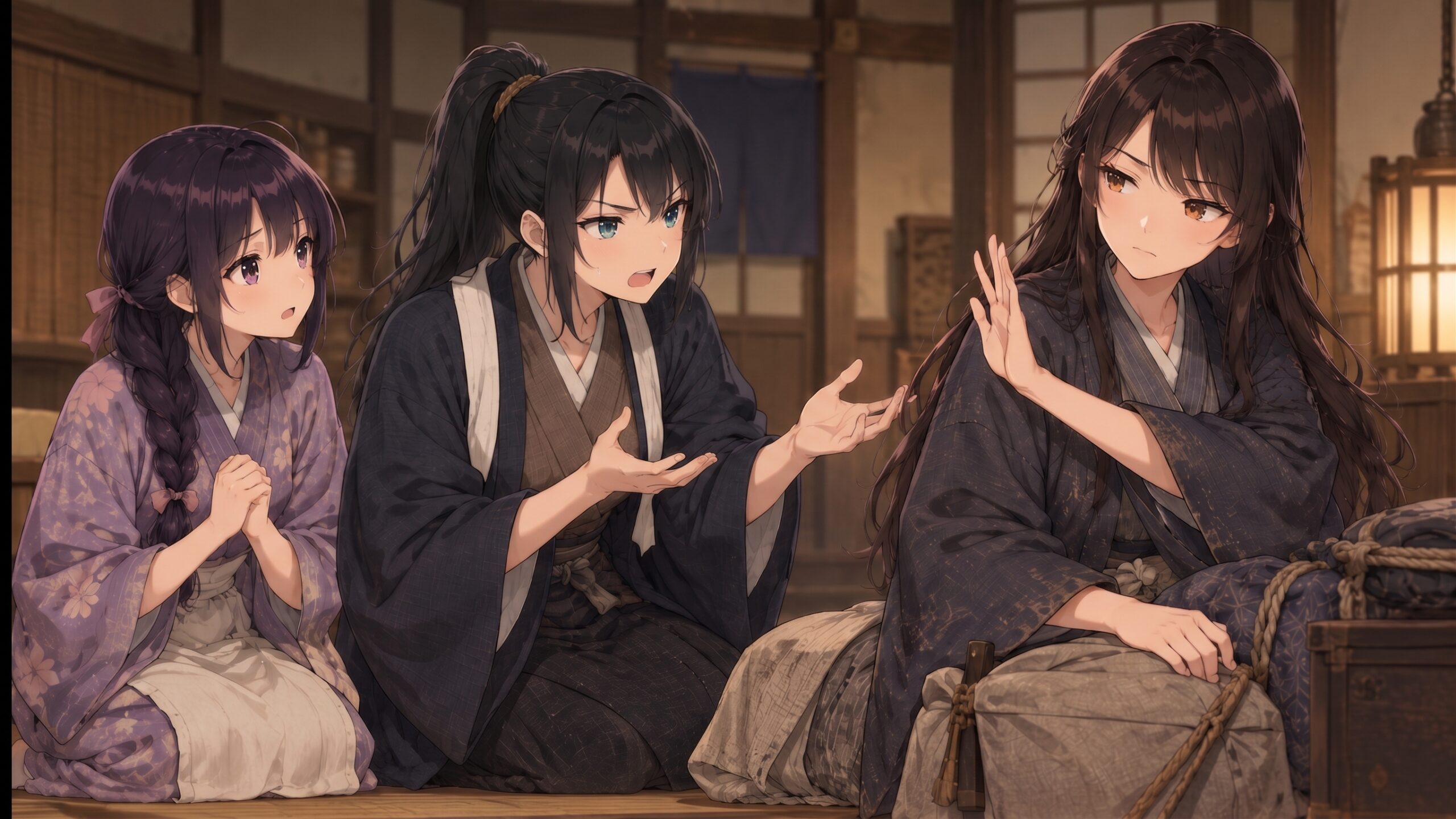 もう少し泊まっていってほしいと引き留める主人