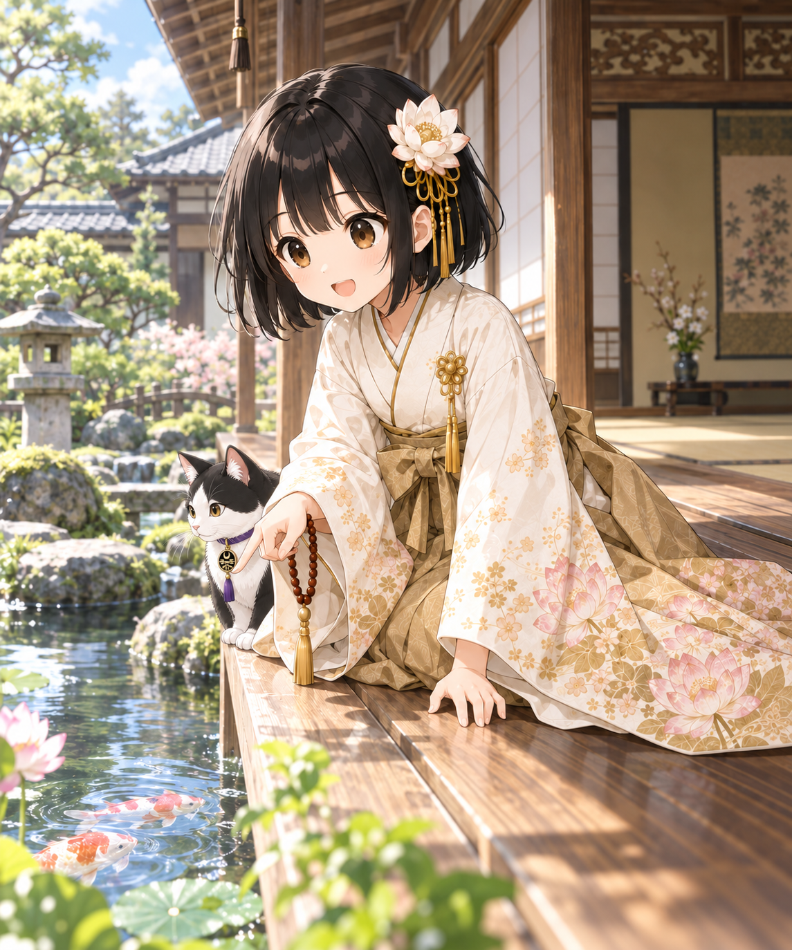 朝霧家の三女で仏教を担当する朝霧月乃