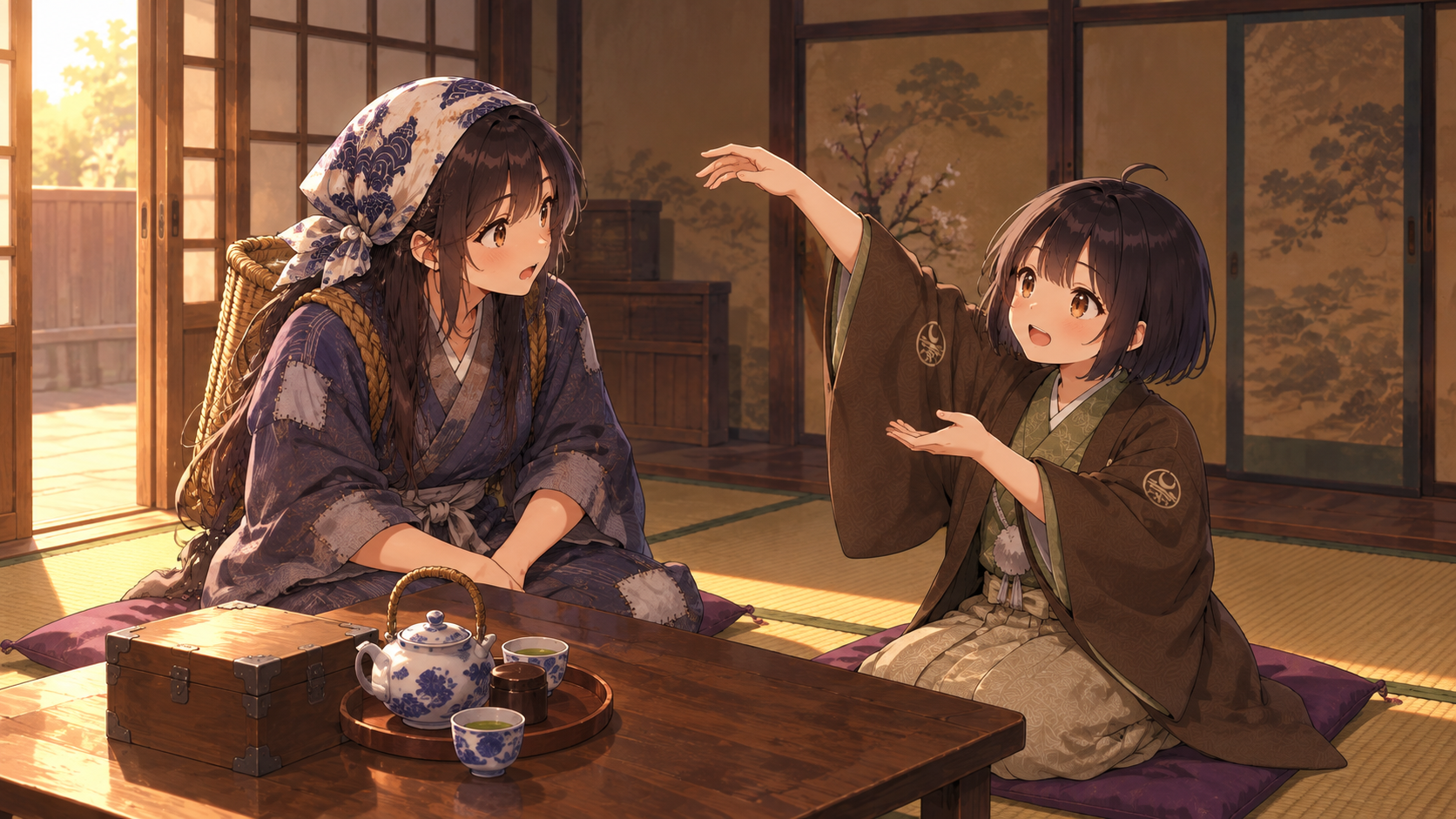 どうして首長鳥が鶴になったのかを説明するご隠居