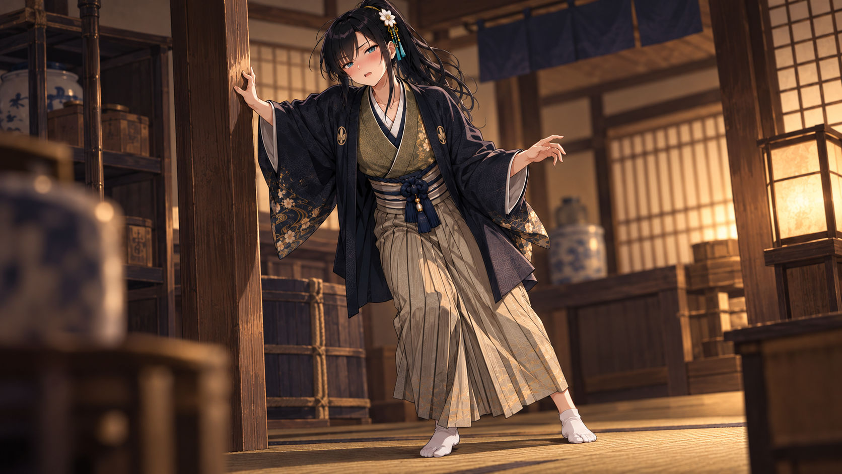 足元もおぼつかないほど酔って帰ってきた息子
