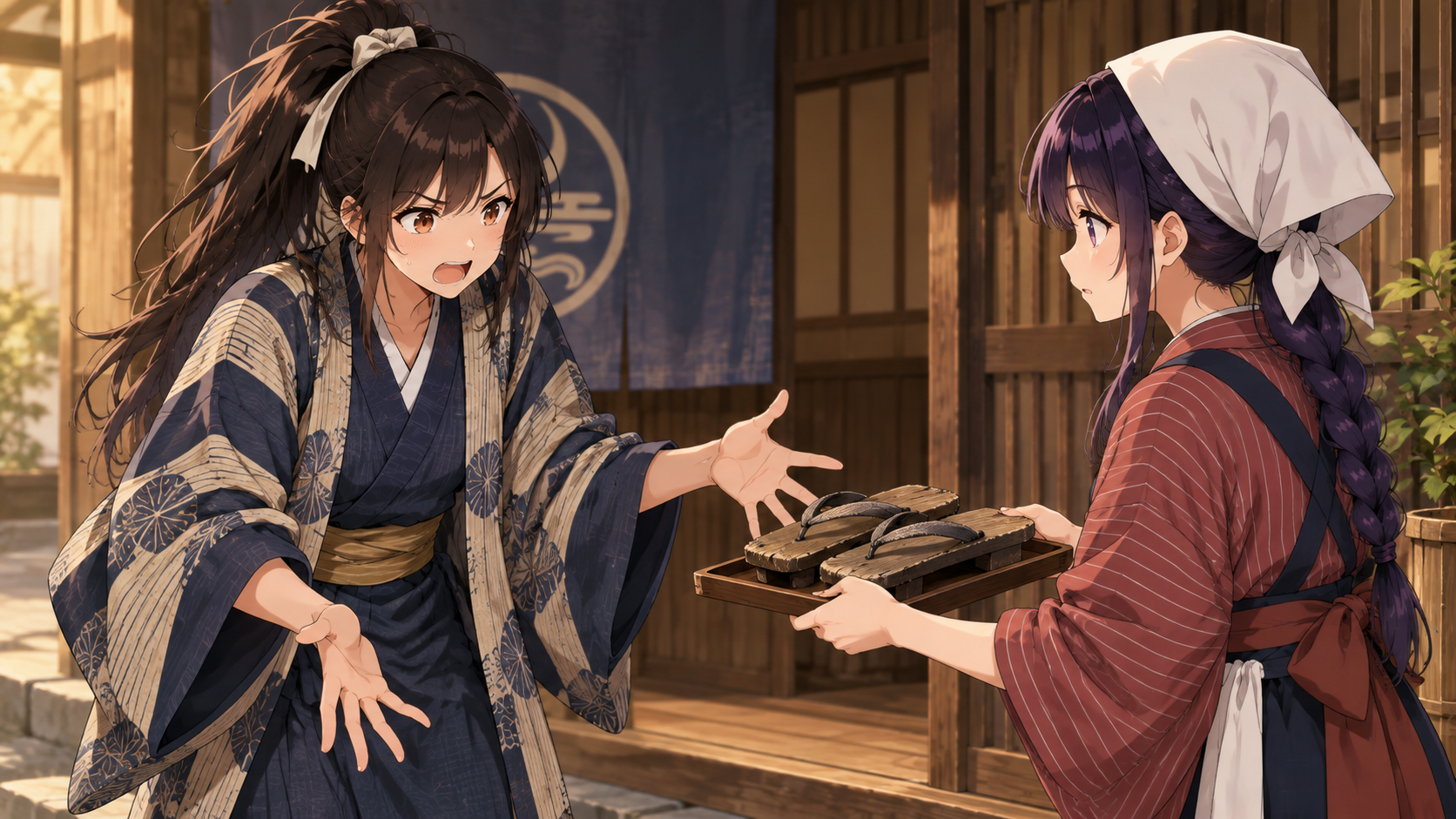 最後には下駄まで履いていかれる一八