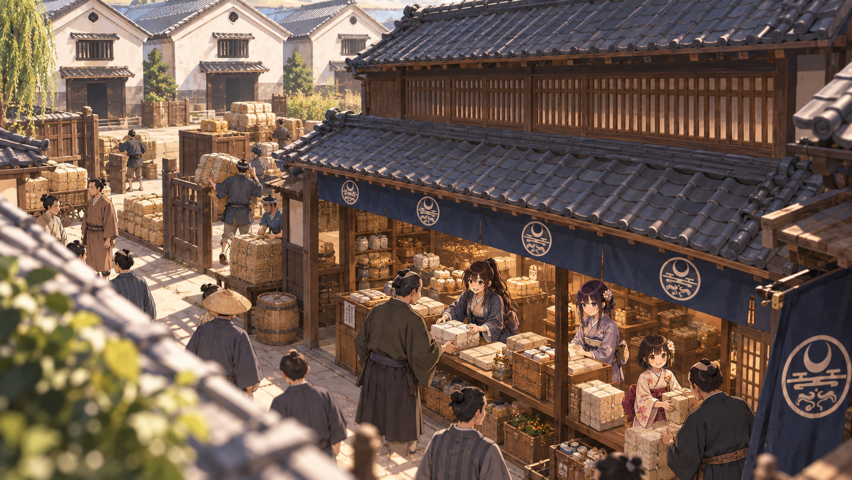 深川に店を構え、女房と娘のお芳にも恵まれ、三つの蔵を持つほどの商人になった竹次郎